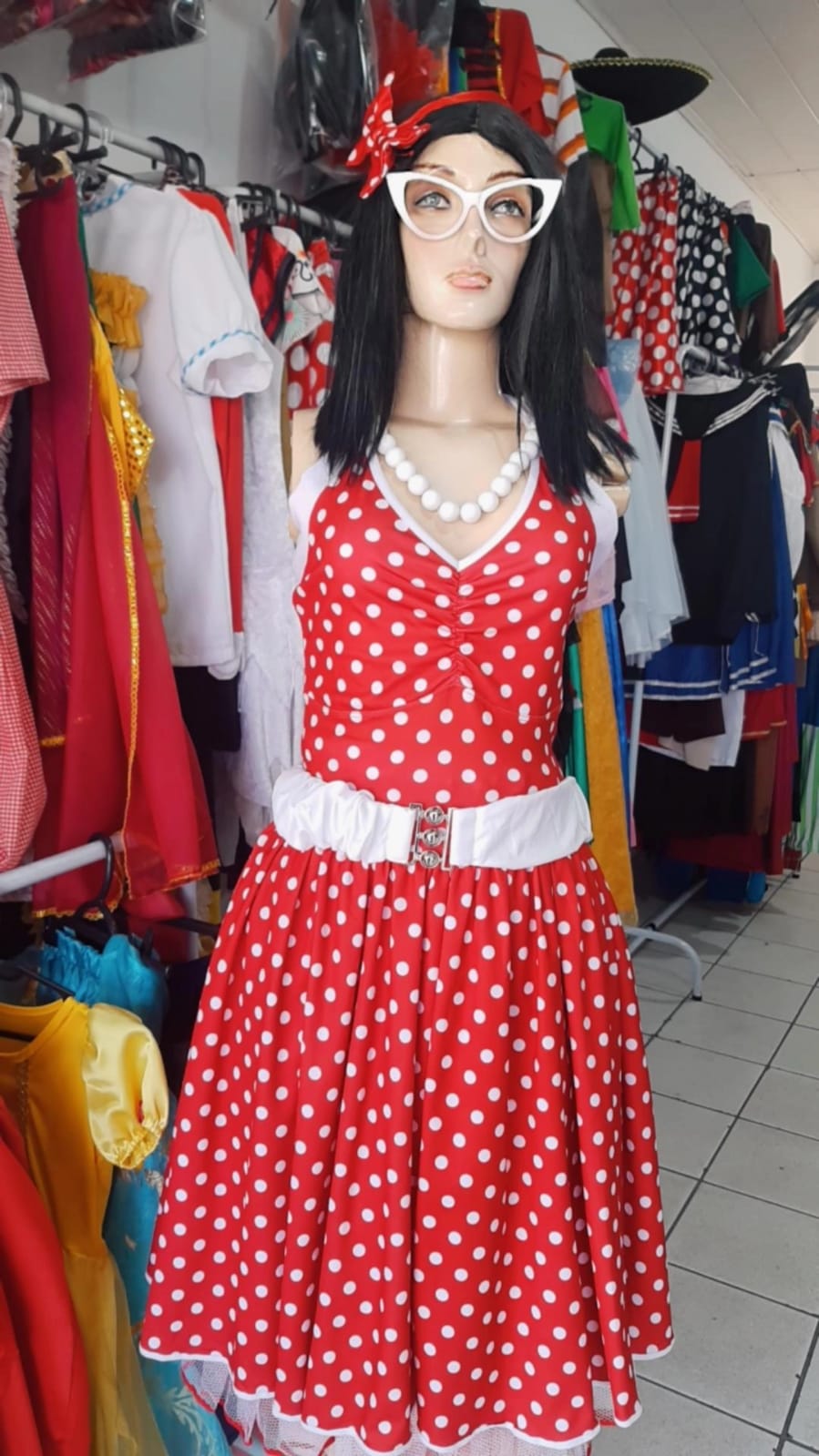 Vestido Vermelho Anos 60
